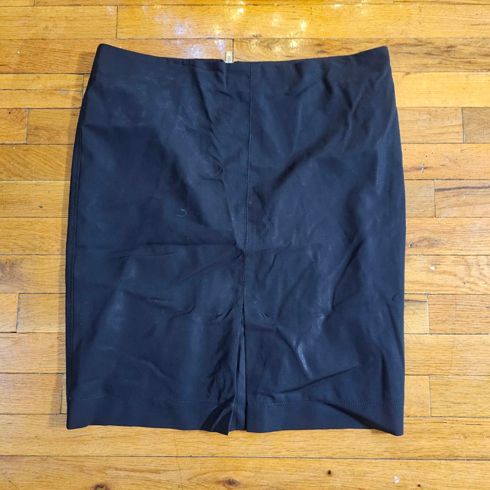 The Row Black Virgin Wool Pencil Skirt Size 12